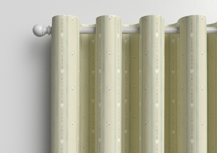 Puddle Down, Duck Stripe Shell - Made to Measure Curtains - Image 12